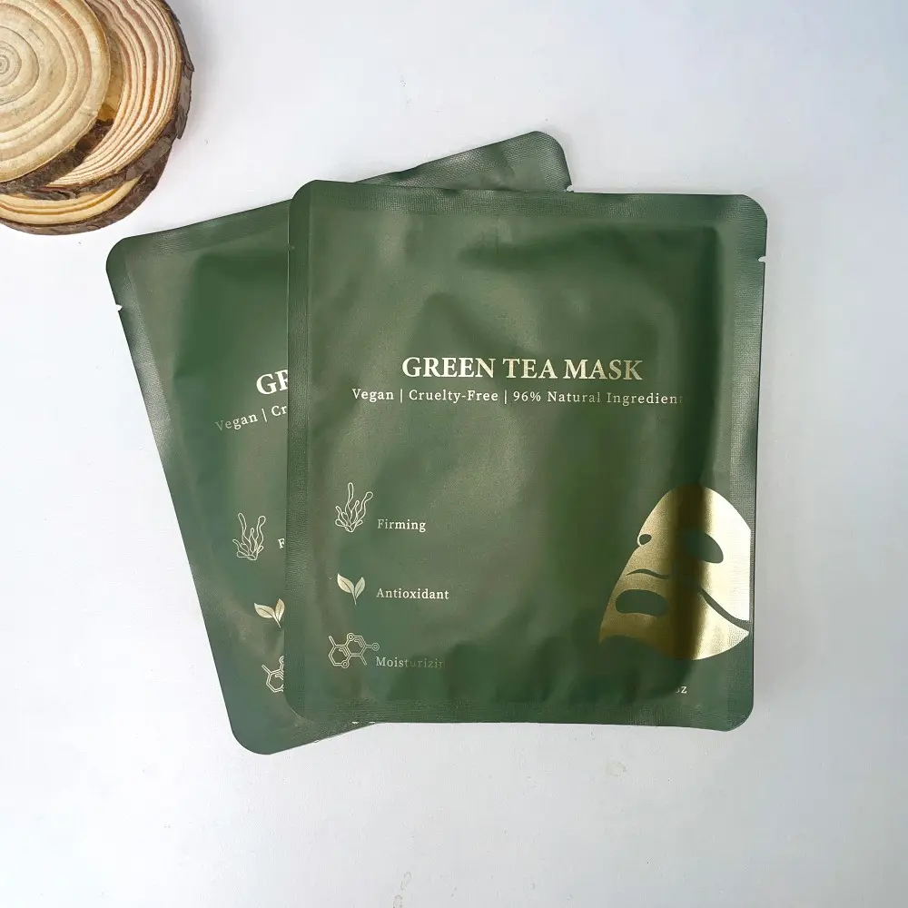 OEMODM Green Matcha Tea Collagen Facial Mask Pure Natural Organic (9).jpg